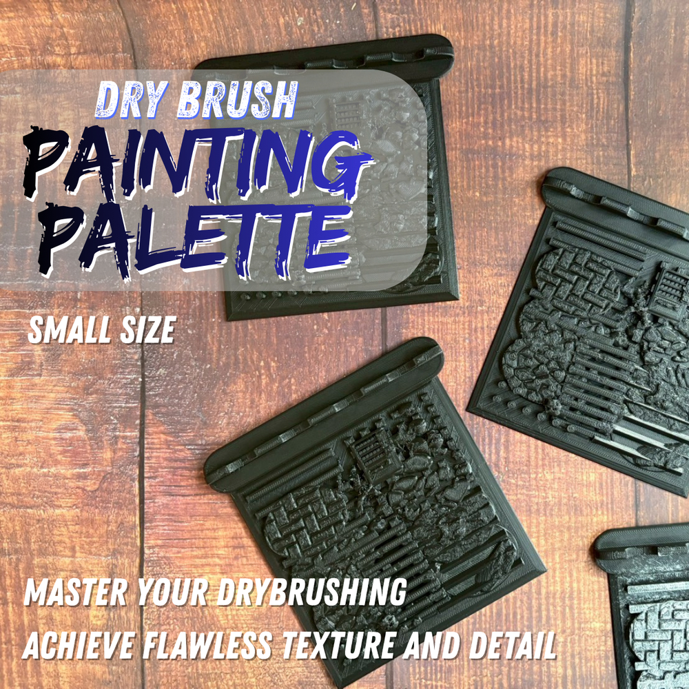 Dry brush painting palette Small size [Made to order ส่งพัสดุภายใน 1-3 วัน]