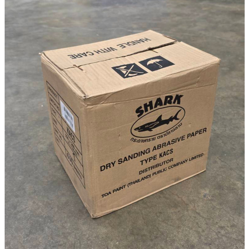 **(ยกลัง 600แผ่น)** กระดาษทรายขัดไม้ กระดาษทราย ตราฉลาม SHARK เบอร์ 0-5 SB+ - รูปที่ 3