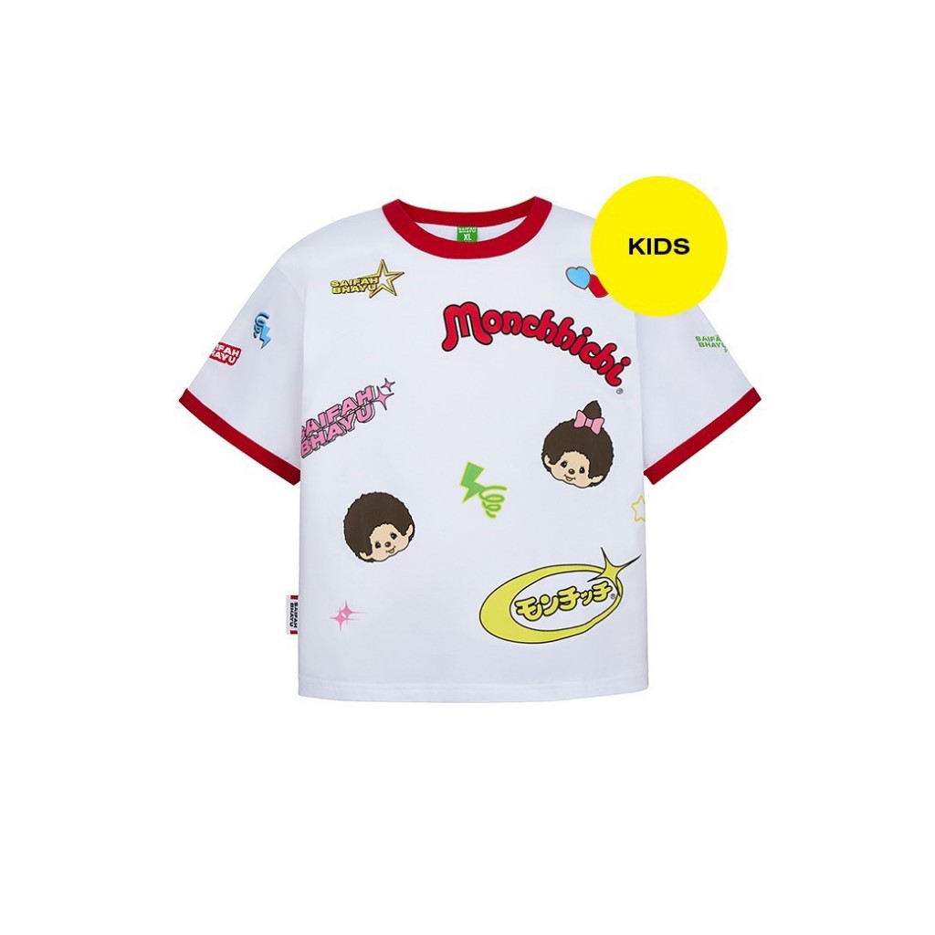 (DROP 3) MIXED-TYPO RINGER TEE (KIDS)