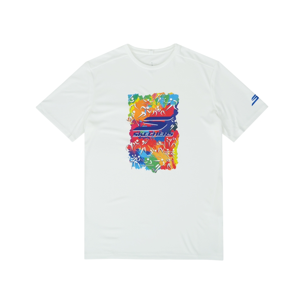 Skechers สเก็ตเชอร์ส เสื้อยืดแขนสั้นยูนิเซ็กส์ Unisex Sea Games Short Sleeve Tee - SP425U563-0019