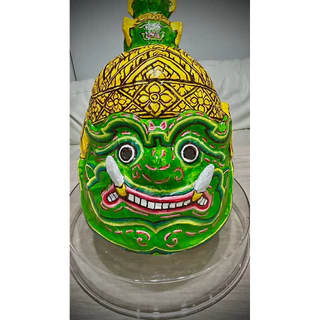 ทศกัณฑ์พรีเมี่ยม ขนาดใหญ่ หัวโขนเปเปอร์มาเช่