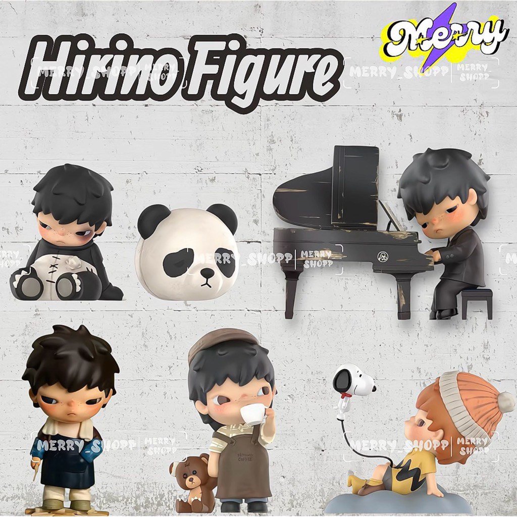 ✨พร้อมส่ง✨Popmart Hirono Figure Hirono The Pianist/Hirono Doll Panda/Hirono x Snoopy สินค้าลิขสิทธิ์