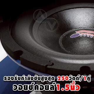 AMERICAN SOUND ดอกซับ 8 นิ้วเบส ซับวูฟเฟอร์ ดอกซับ โดนัทใหญ่ แม่เหล็ก 135x20 วอยซ์คู่ AM-S801BU