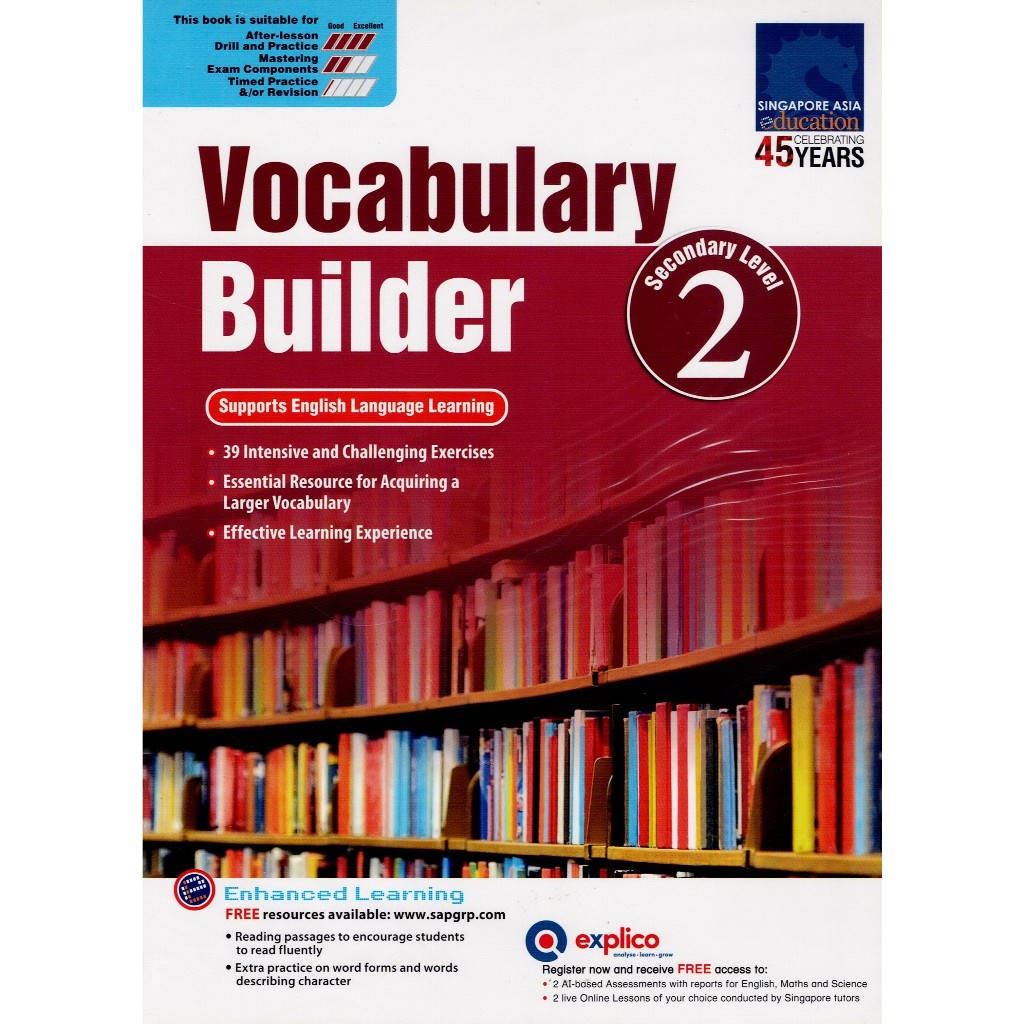 Global Eduction_แบบฝึกคำศัพ์อังกฤษมัธยมศึกษาปีที่ 2 Vocabulary Builder Secondary Level 2