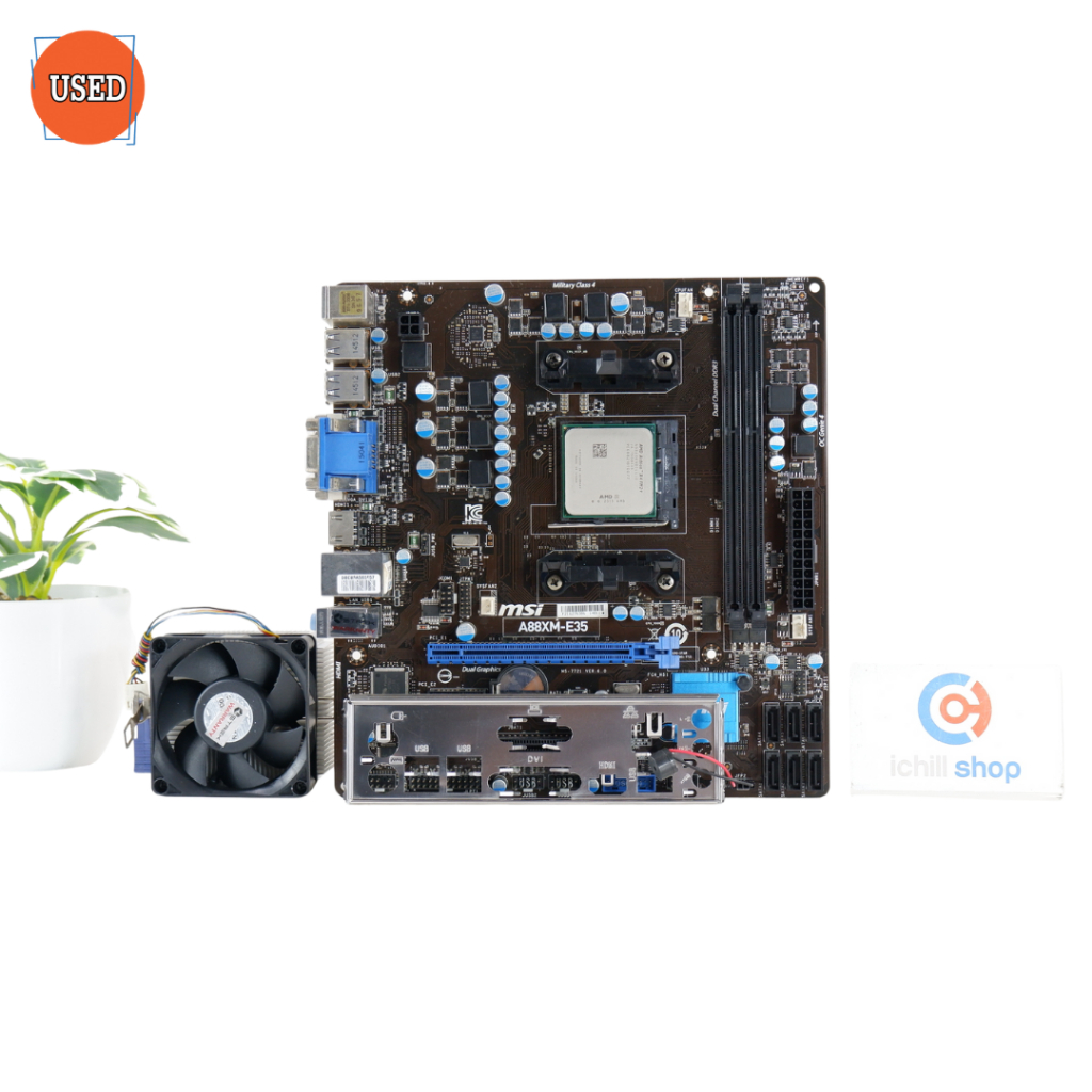 ชุดซีพียูพร้อมเมนบอร์ด CPU: AMD ATHLON X4 860K + MB: MSI A88XM-E35 P16810