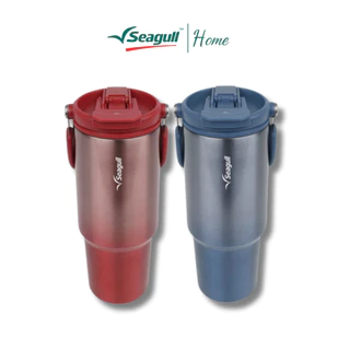 Seagull แก้วน้ำสุญญากาศ เรดดี้ ทูโก 0.9 ลิตร เก็บความร้อน เก็บเย็นได้นาน มี 2 สี (สีน้ำเงิน / สีแดง)