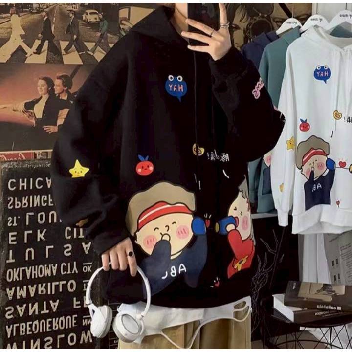 ❤️BB40 Sell❤️เสื้อแขนยาวสเวตเตอร์ มีฮู้ด งานน่ารัก  ผ้านิ่มใส่สบาย ฟรีไซส์ S M L ใส่ได้