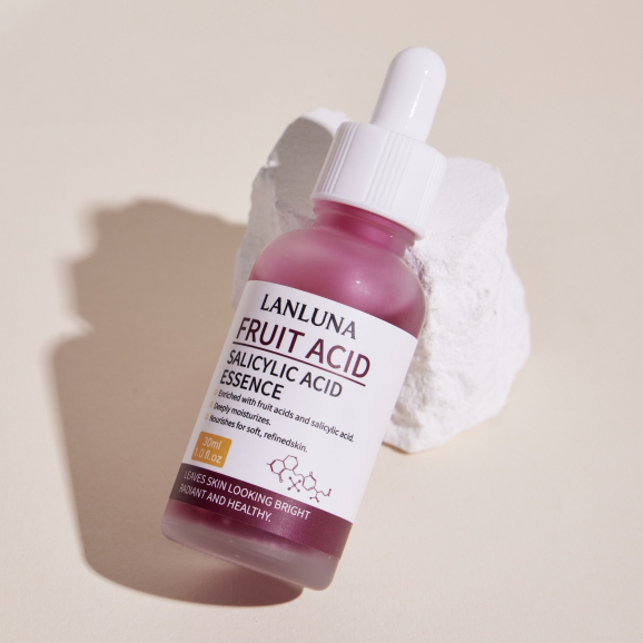 LANLUNA Fruit Acid BHA Essence 💜 เซรั่ม AHA/BHA ลดจุดด่างดำ สว่างกระจ่างใส