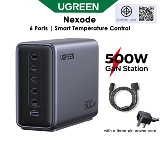 UGREEN 500W GaN Charging Station  Smart Cooling, Space-Savin…