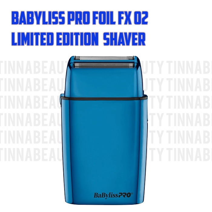 BaBylissPRO® FOILFX02 Limited Edition All-Metal Double-Foil Shaver (Blue) ประกันศูนย์ไทย
