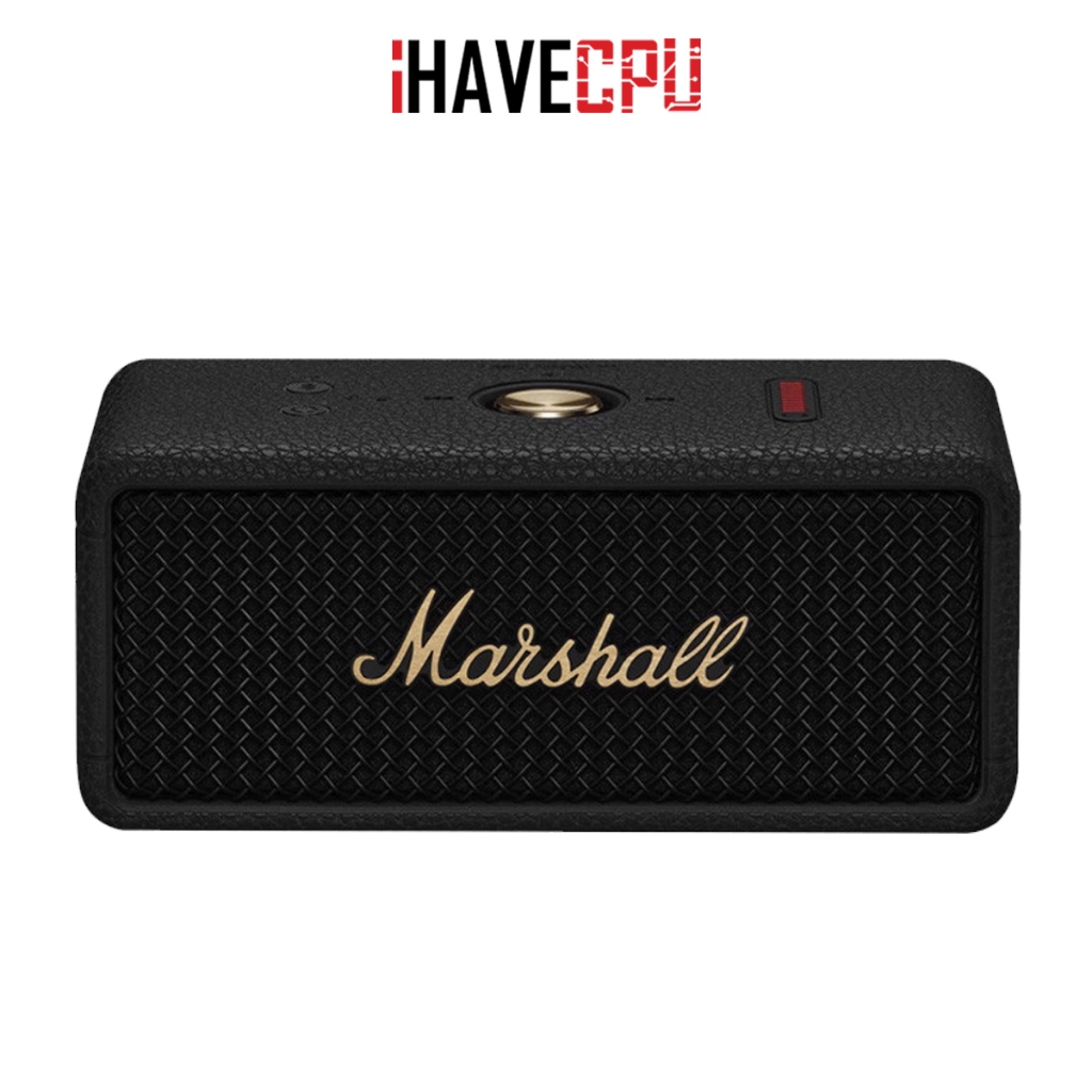 ลำโพงพกพา (speaker) iHAVECPU MARSHALL EMBERTON III BLACK AND BRASS