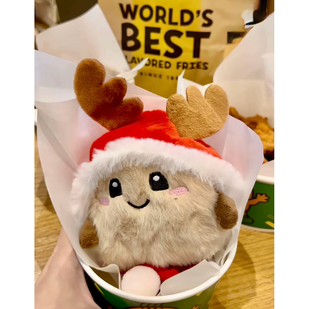 พวงกุญแจ BabyPotato Farm ชุดเรนเดียร์ ของPotato Corner ของแท้ 100% (สินค้าใหม่)