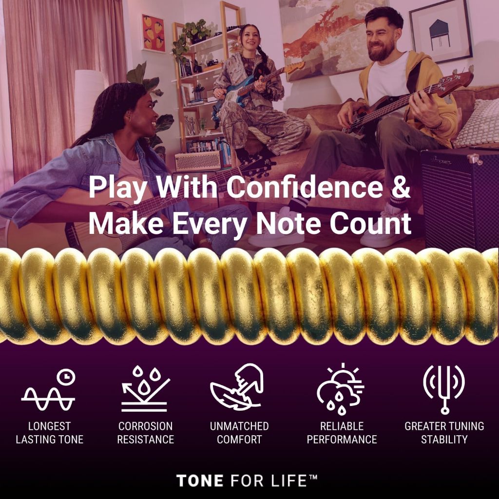 สายกีตาร์โปร่ง Elixir 80/20 Bronze Polyweb Acoustic Guitar Strings - รูปที่ 6