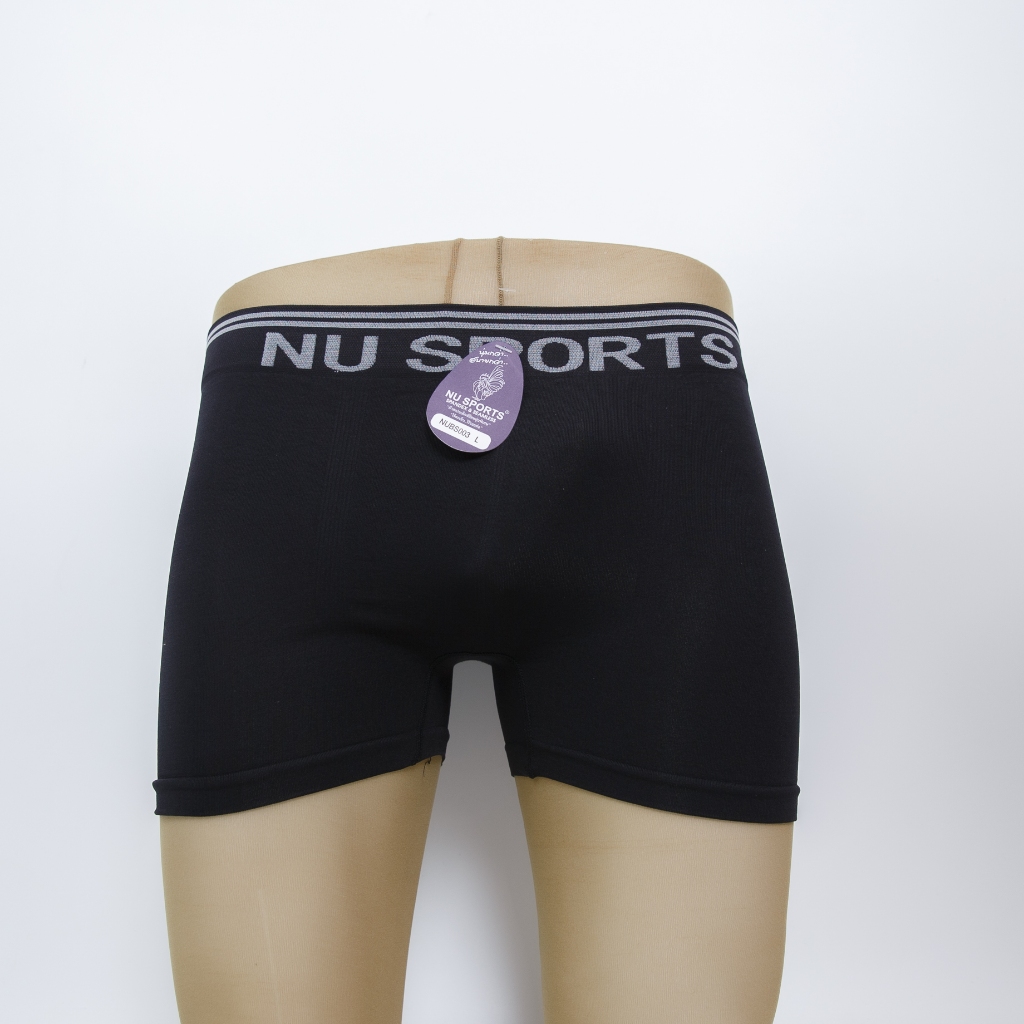 กางเกงในชาย Nu Sports ทรงทรังค์ ไร้ตะเข็บ นุ่มกระชับ ยืดหยุ่นสูง ใส่สบายไม่รั้งเป้า