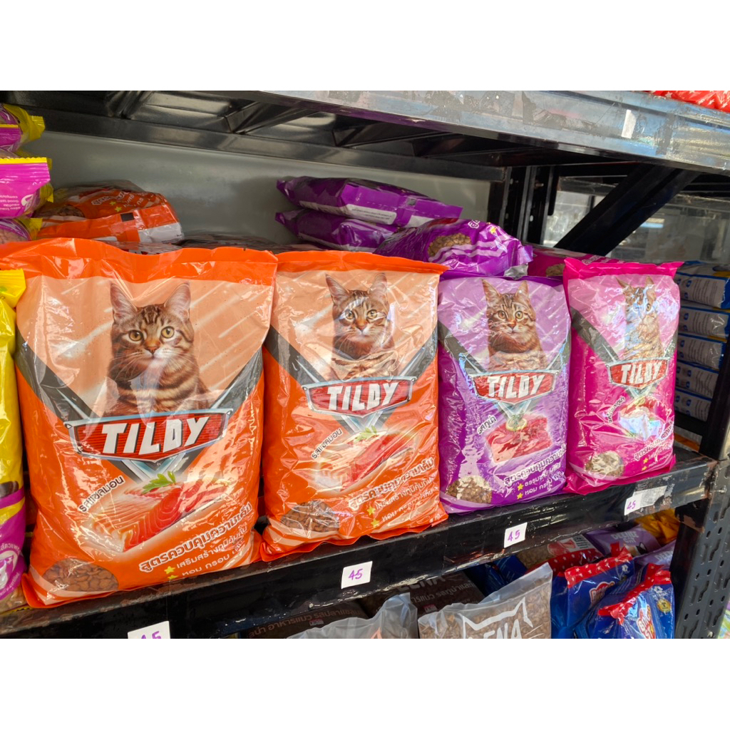 อาหารแมวทิวดี้ 1 kg รสปลาแซลม่อน , ปลาทูน่า สูตรควบคุมความเค็ม