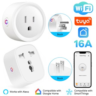 ปลั๊กอัจฉริยะ Tuya WiFi 16A/20A ควบคุมด้วยเสียง/แอป ตั้งเวลา…