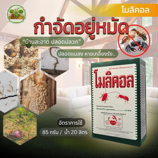 โมลิคอล ชนิดผง สารกำจัดแมลง มด ปลวก ยาเบื่อปู ขนาด 500 กรัม