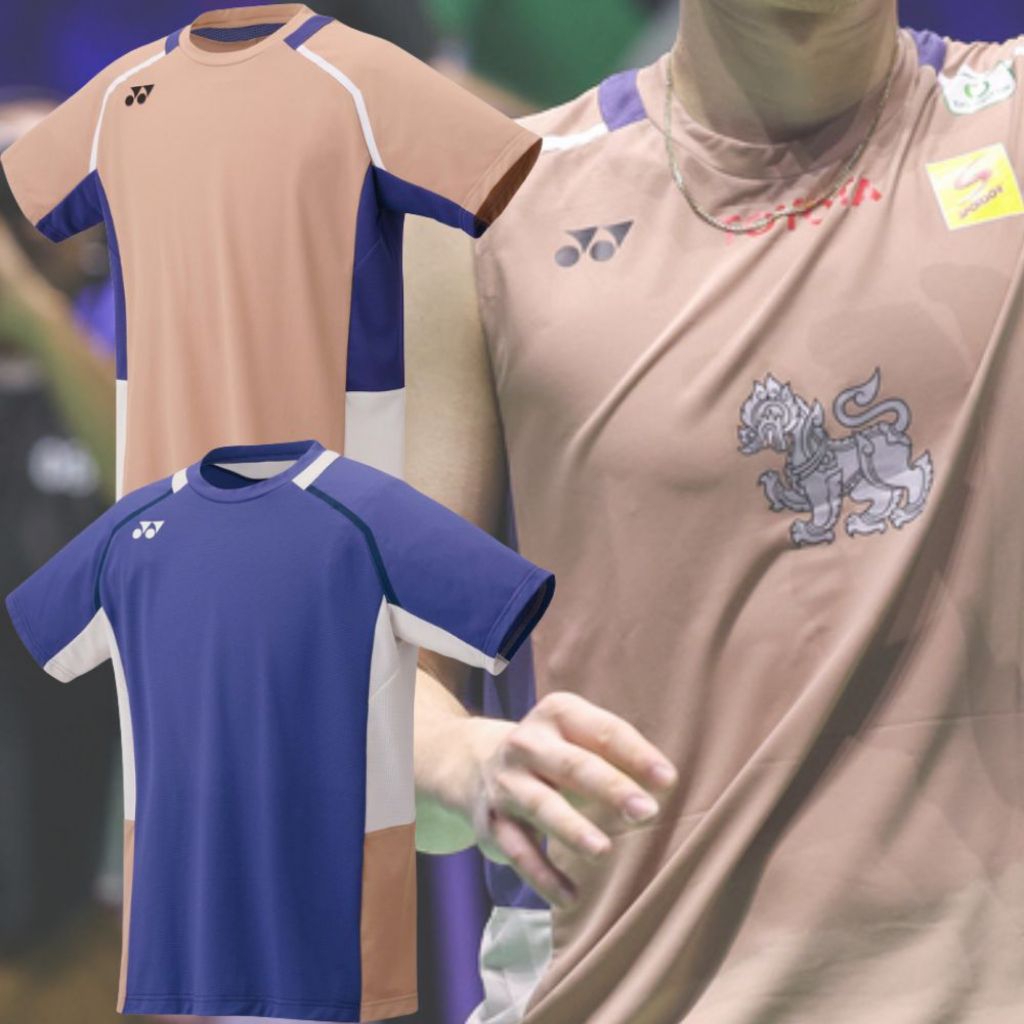 รุ่นไหม่เสื้อแบดทีมชาติไทย ที่นักกีฬาแบดใส่เยอะสุด ผ้าดีงามแท้ ส่งไว ส่งจากไทยผ้าดีระบายอากาศไว แห้งไว สามารถสกรีนได้