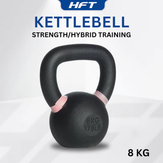 HFT เคตเทิลเบล 4-16kg. Kettlebell สีดำด้าน ที่ยกน้ำหนัก เวทยกน้ำหนัก อุปกรณ์ออกกำลังกาย - Homefittools