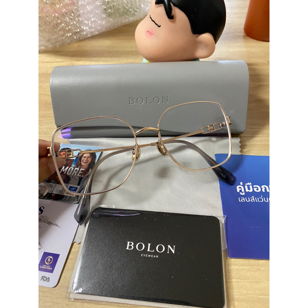 Bolon ba7039 b30 พร้อมเลนส์สายตา R/L-1.75 สวยมาก ใหม่กริ๊บใช้งานแค่ลอง