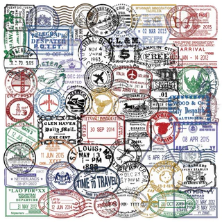 💥จัดส่งไว💥(206-1)สติกเกอร์ใสรูปตราประทับ 60 ชิ้น