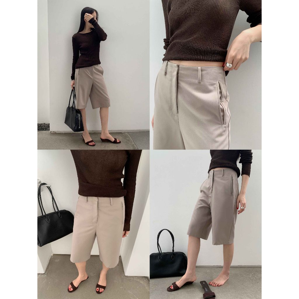 INBYIN - กางเกงขาสั้นเอวสูง I3105