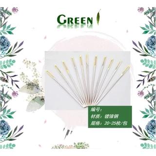 เข็ม เข็มปัก เข็มปักครอสติช GREEN (หางทอง)