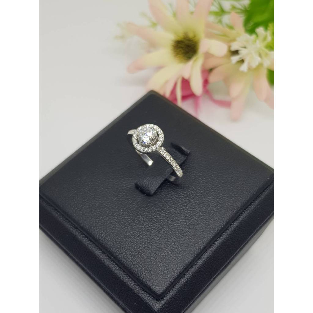 Memorine Jewelry خاتم فضة 925 بالزركون السويسري — صورة 2