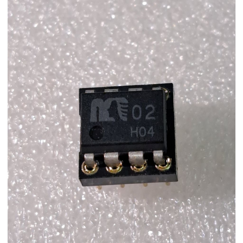 IC OP-AMP MUSES02 H4 (ปีใหม่) ให้คุณภาพเสียงที่ดี เบสแน่นเป็นลูก กลางแหลมชัดใส ของแท้ ราคาต่อ 1 ชิ้น