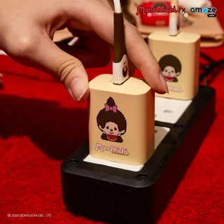 (ส่งตรงจากแบรนด์) Amaze one Monchhichi Charger ชุดชาร์จไทป์ซี Type C ชาร์จเร็ว 25W ลายลิขสิทธิ์แท้มอนชิชิ รุ่น A-MCC006