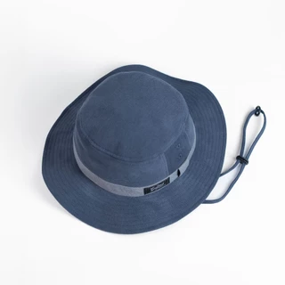 G002 NEW Dark Blue หมวกเดินป่า Cotton 100% ทรงปีกสั้น คล่องตัว เบา ใส่สบาย ระบายอากาศได้ดี