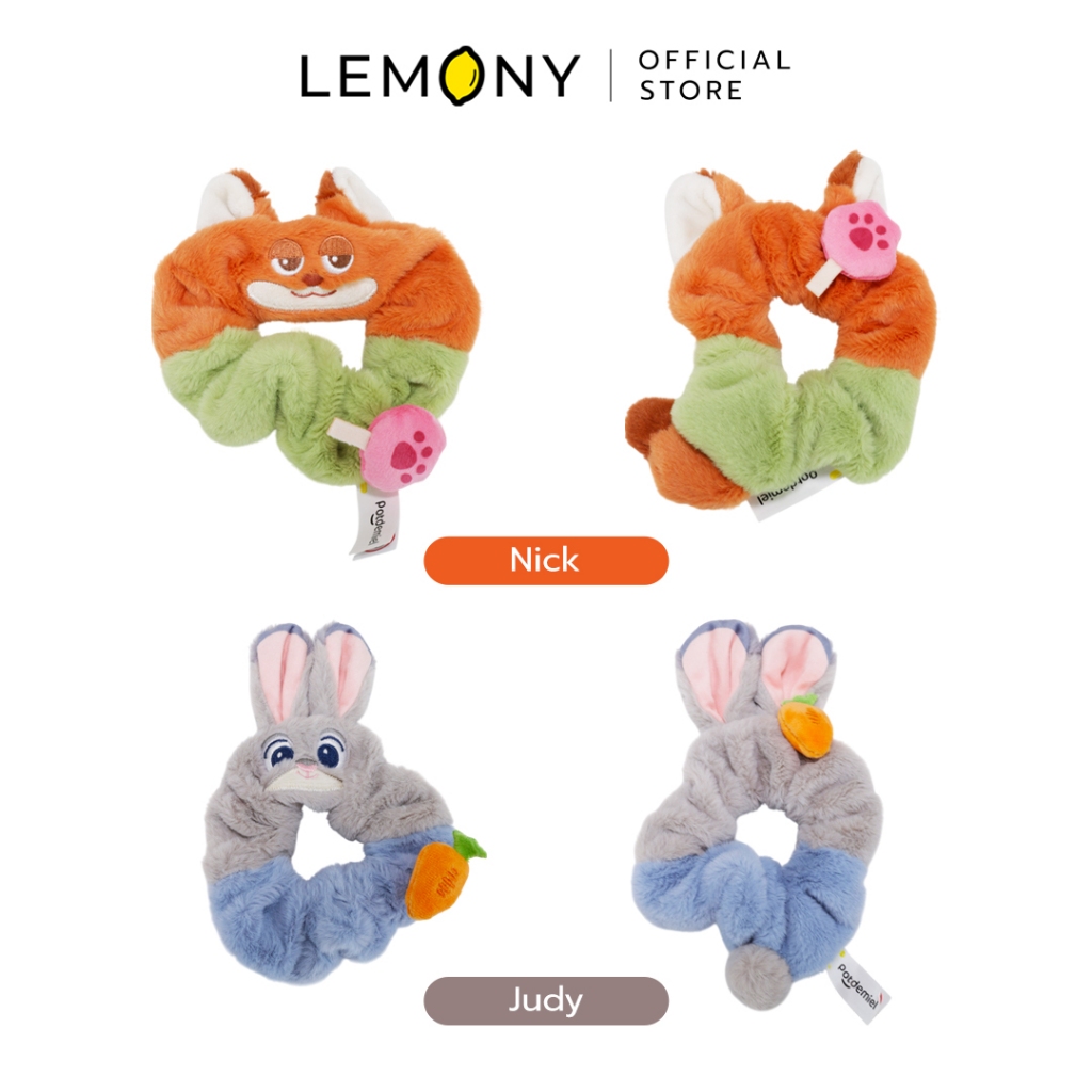 LEMONY เซตยางมัดผมซูโทเปีย (2 ชิ้น) Disney Zootopia Collection