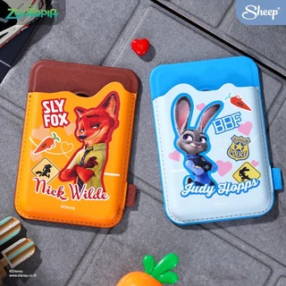 [MS Wallet Zootopia]Zootopia Collection ที่ใส่บัตรแม่เหล็กแปะด้านหลังมือถือ ซูโทเปีย ใช้กับเคสที่มีMagnet กระเป๋าใส่บัตร