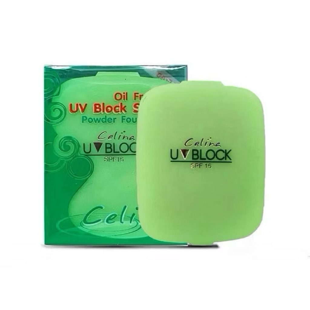 แป้งเซลิน่า Celina UV Block Oil Free Powder Foundation เซลิน่า แป้งพริตตี้ แป้งพัฟ [รีฟิว]