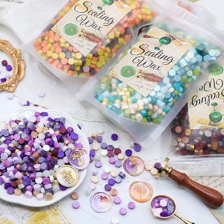 ⭐️ถูกที่สุด⭐️เม็ดแวกซ์รวมสี (ครั่งสีเม็ดแบบรวมสี) จำนวน 100,…