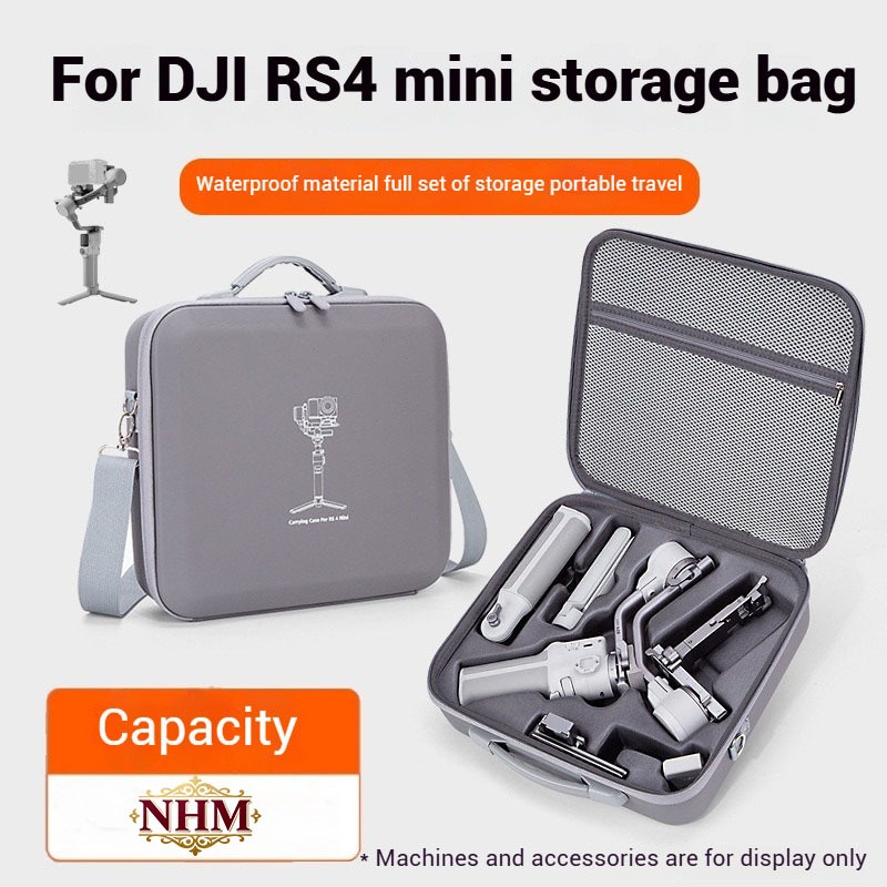 สินค้าจุดกระเป๋าใส่อุปกรณ์เสริม Gimbal L08 + DJI RS 4 Mini Combo Bag กระเป๋าสะพายไหล่ กันกระแทก IP65