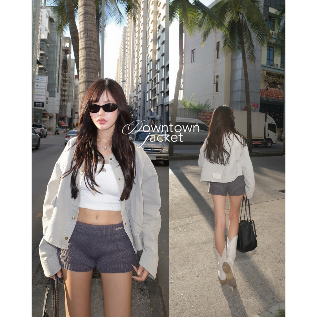 ICEBLINK l Downtown jean jacket เสื้อเเจ็กเก็ตยีนส์