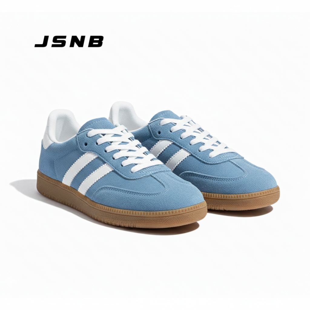 JSNB ส่งฟรี รองเท้าผ้าใบแฟชั่น พร้อมส่ง รองเท้าผ้าใบผู้หญิง รองเท้าหนังกลับ ผ้าใบลำลอง น้ำหนักเบา นุ