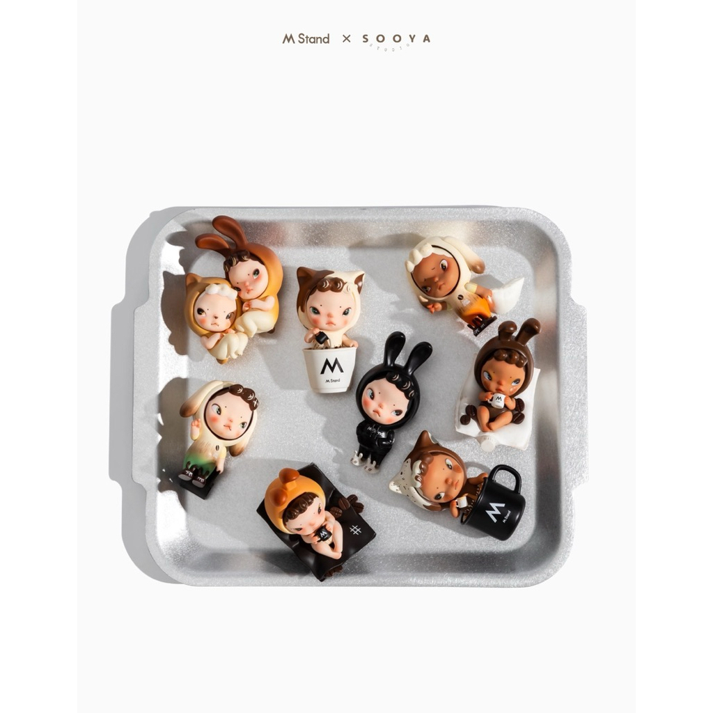 [พร้อมส่งระบุตัว] SooyaStudio x M Stand Coffee Blind Box Series น้องซูย่าคอลเลคชั่นกาแฟ☕️