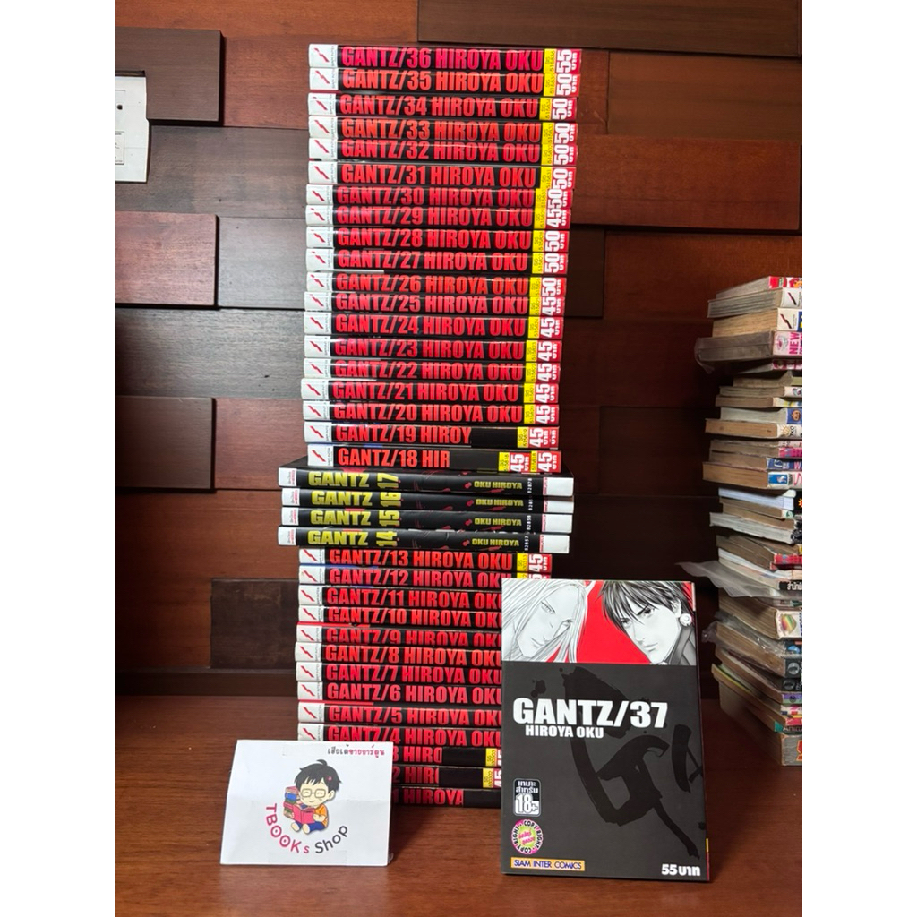 Gantz 1-37 พิมเก่า ผสม bigbook เล่ม 13-17 สภาพมือสองบ้านขึ้นไป