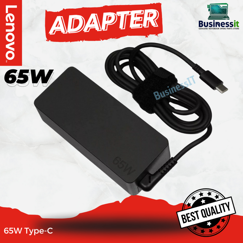 Adapter Lenovo 65W Type-C ใช้ได้ทุกรุ่นที่เป็น Type-C เหมือนกัน ADLX65YCC3A