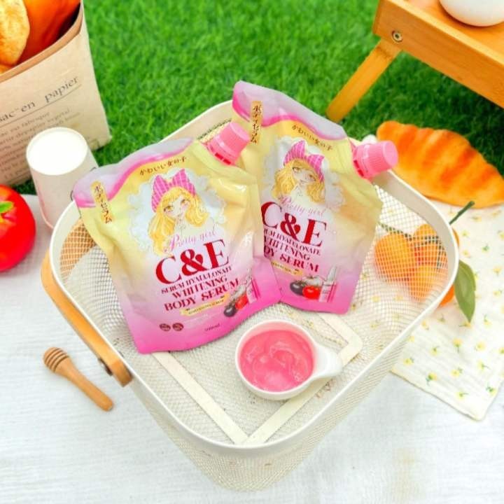 Pretty Girl C&E Serum Hyaluronate Whitening Body Serum - เซรั่มบำรุงผิวกายสูตรเข้มข้น