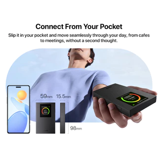 Tenda MF3/MF6 4G LTE Pocket WiFi 6 AX300 ฮอตสปอตพกพาความเร็วสูง มาพร้อมหน้าจอสี 1.44 นิ้ว พอร์ต USB-C Plug & Play