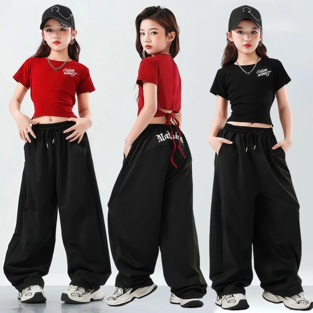 Beryl kids ชุดเซ็ทเด็กผู้หญิง ชุดเต้นแจ๊ส แฟชั่นสตรีทสไตล์เกาหลี