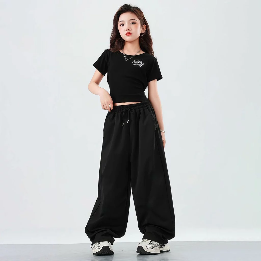 Beryl kids ชุดเซ็ทเด็กผู้หญิง ชุดเต้นแจ๊ส แฟชั่นสตรีทสไตล์เกาหลี thumbnail 5
