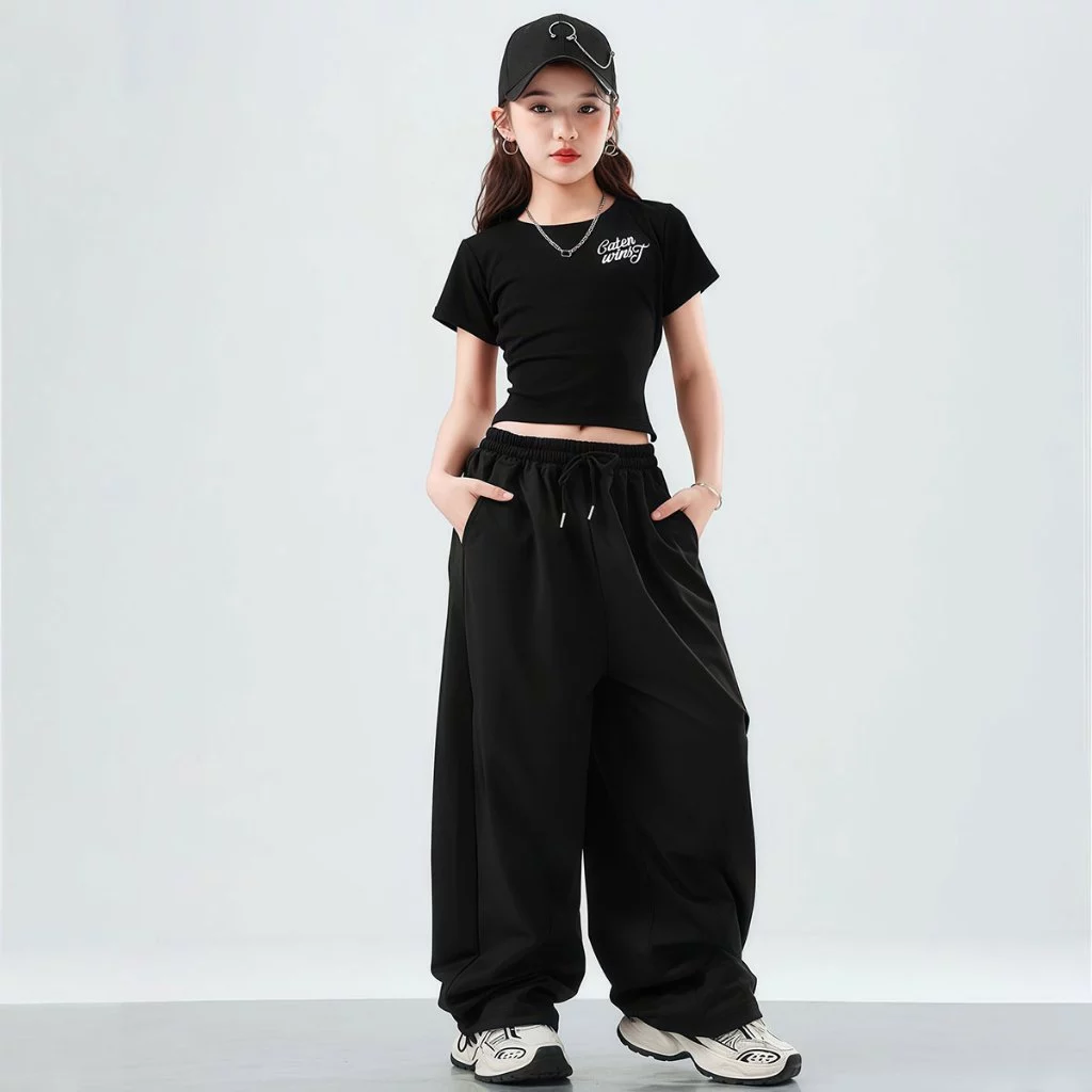 Beryl kids ชุดเซ็ทเด็กผู้หญิง ชุดเต้นแจ๊ส แฟชั่นสตรีทสไตล์เกาหลี thumbnail 7