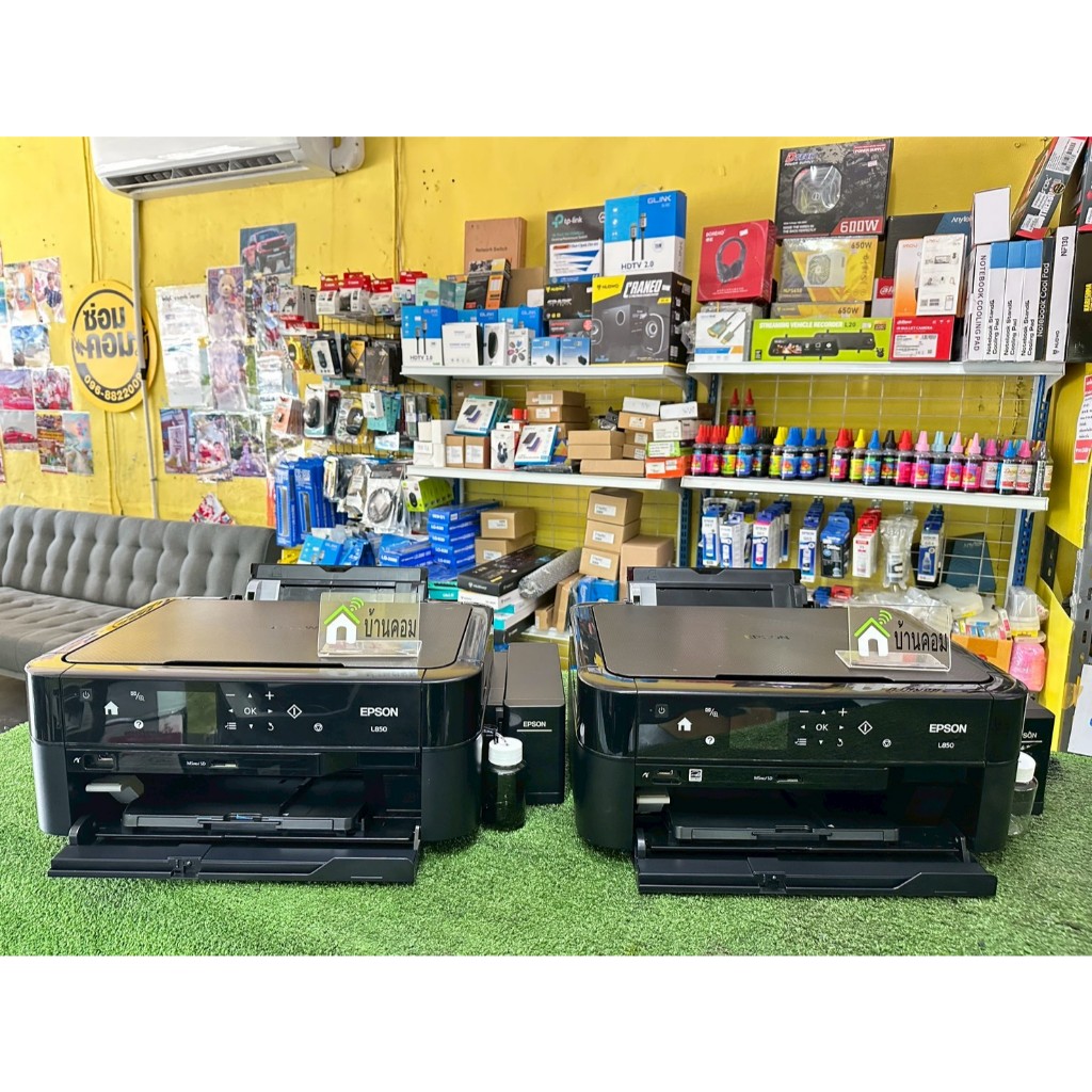 ปริ้นเตอร์ Epson L850+ INK TANK🖨 มือสองพร้อมใช้งาน หัวพิมพ์ออกครบ ปริ้นรูปคมชัดปกติ.