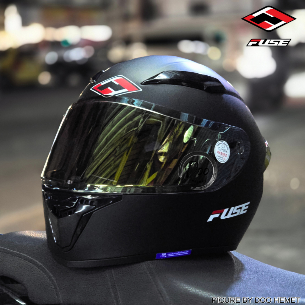 หมวกกันน็อค เต็มใบ FUSE รุ่น Razor Evo หมวกกันน็อคเต็มใบหุ้มคาง ถอดซักได้ รองรับบลูทูธ S-L - รูปที่ 5