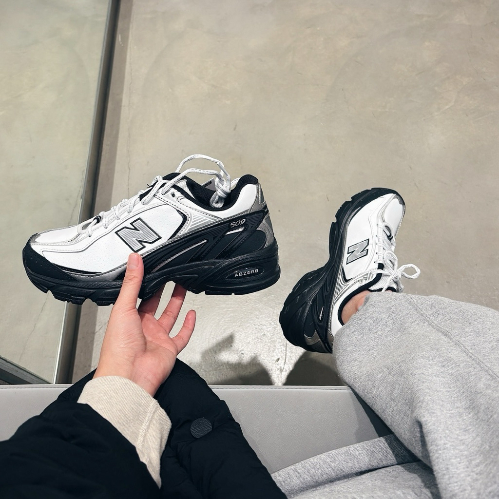 New Balance 509 White Black - D Standard (U509BW) แท้ 100%