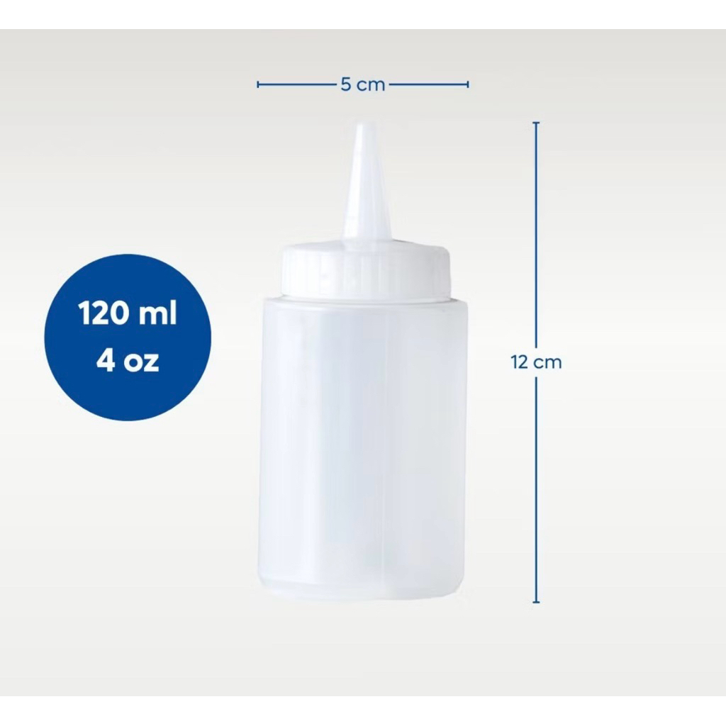 ขวดบีบซอส jasco รุ่นไม่มีจุก พร้อมส่ง